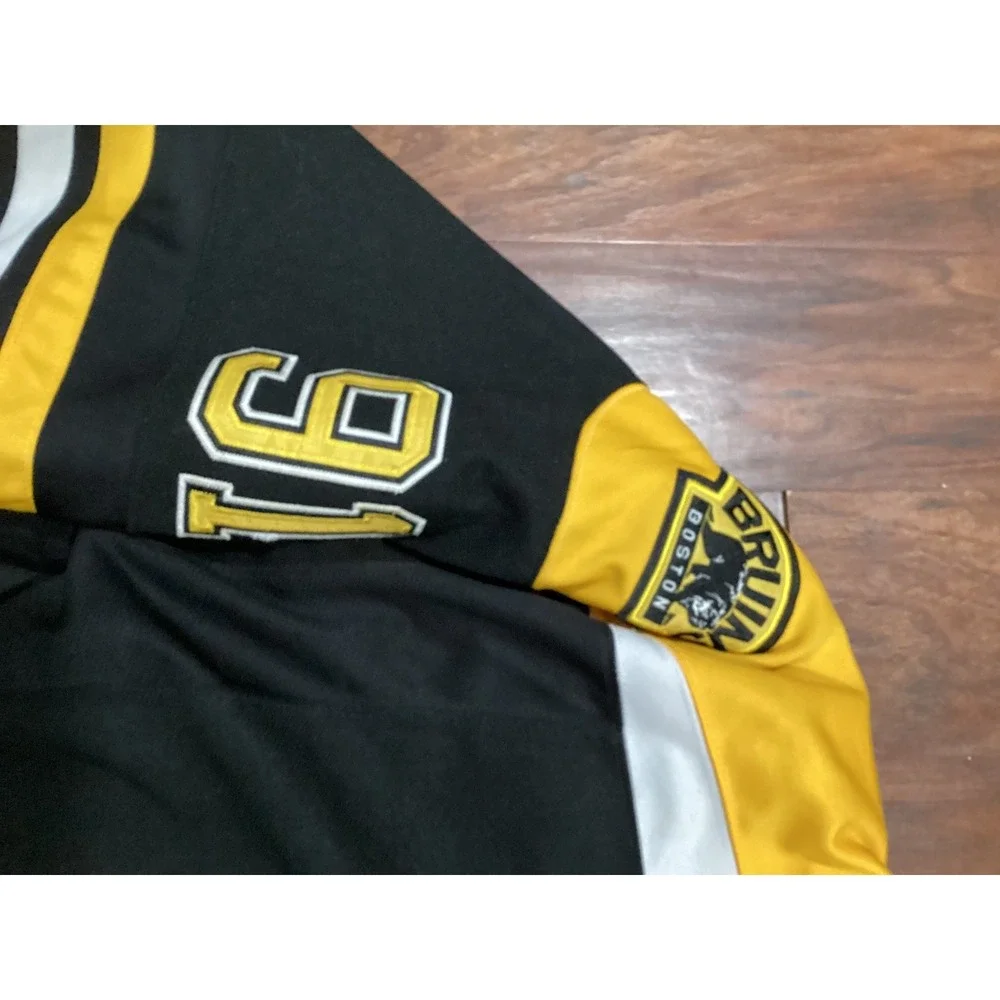 Reebok CCM MARC SAVARD No. 91 BOSTON BRUINS 50 Hockey Jersey w/ Ties